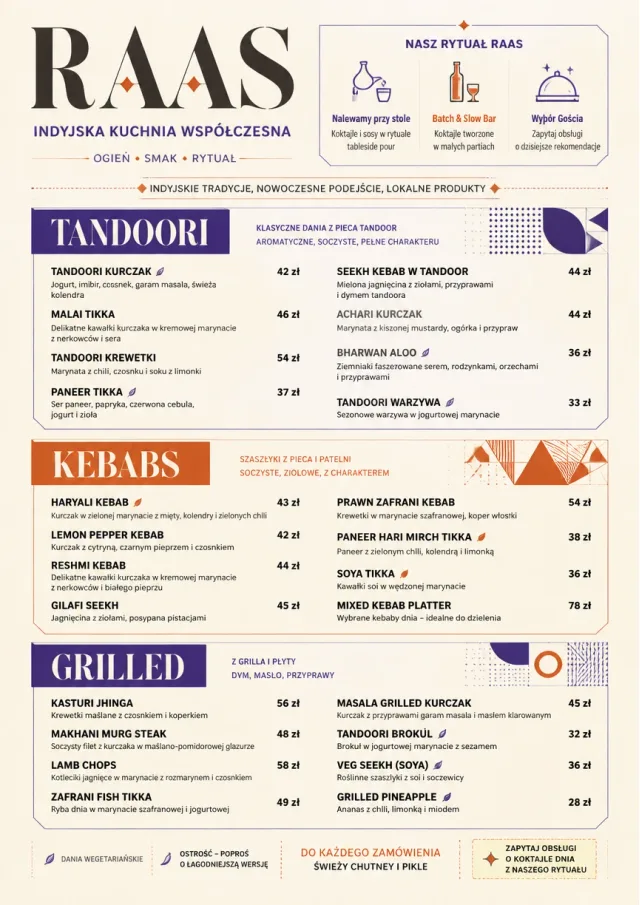 Modern Fusion indian-menu menu template preview