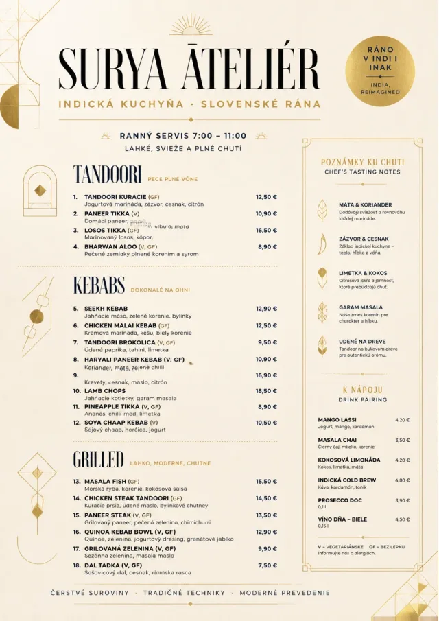 Modern Fusion indian-menu menu template preview