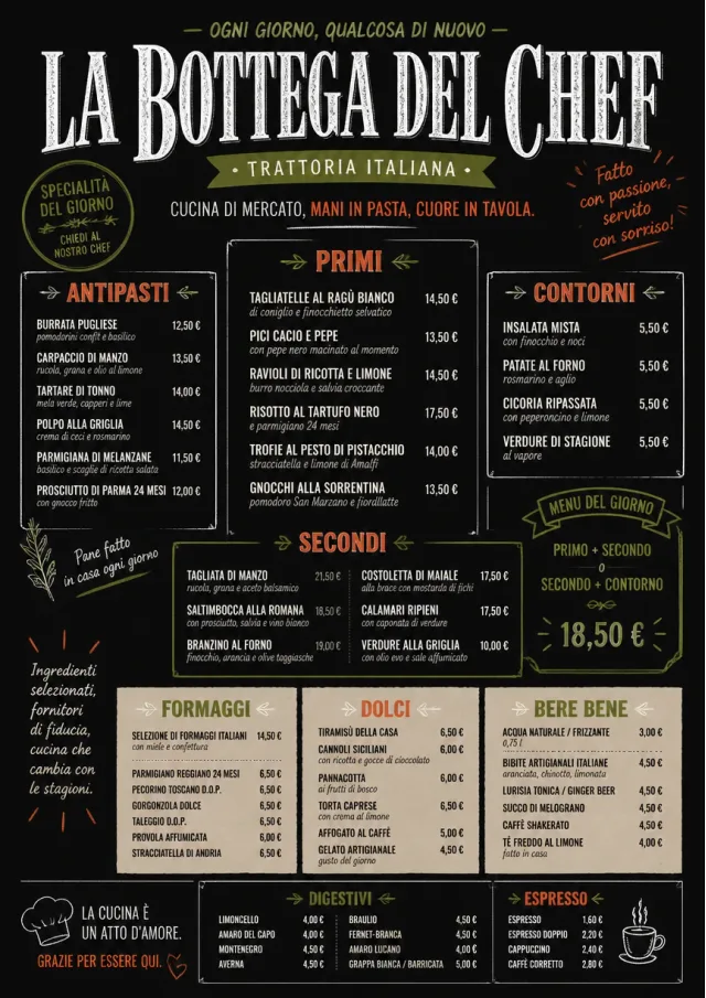 Chef Specials Board italian-menu menu template preview
