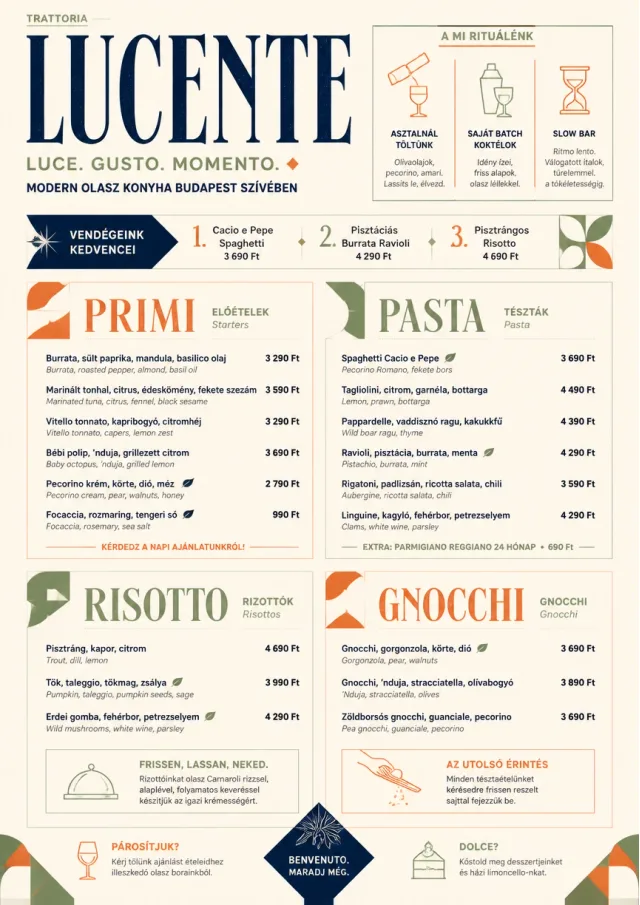 Modern Fusion italian-menu menu template preview
