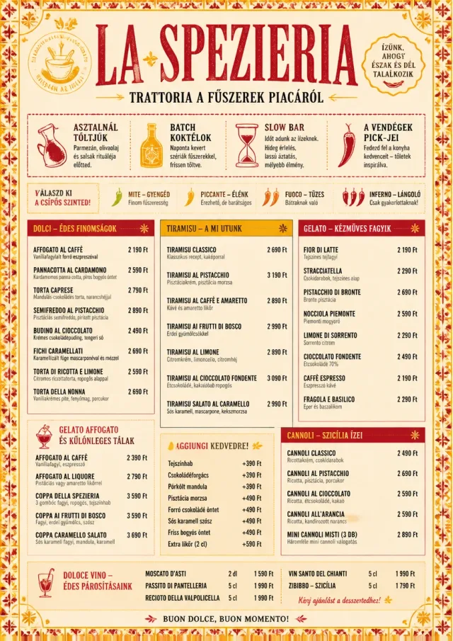 Spice Market Bold italian-menu menu template preview