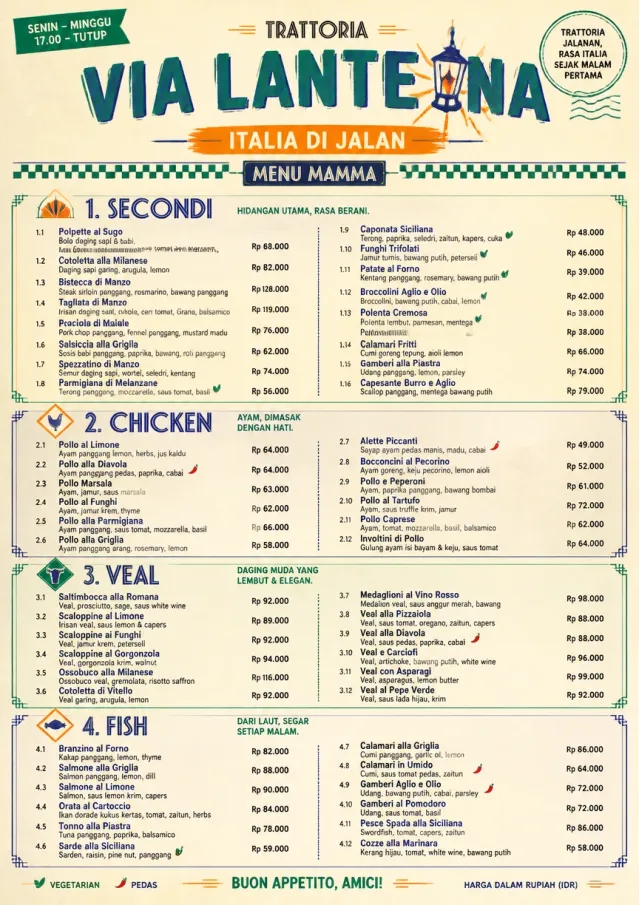 Street Stall Energy italian-menu menu template preview