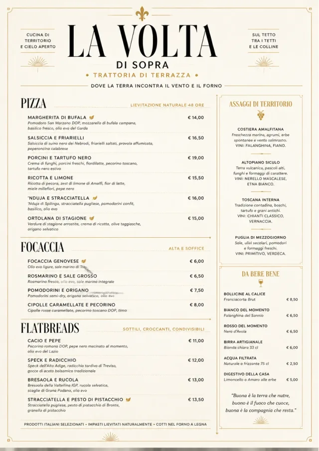 Fine Regional italian-menu menu template preview