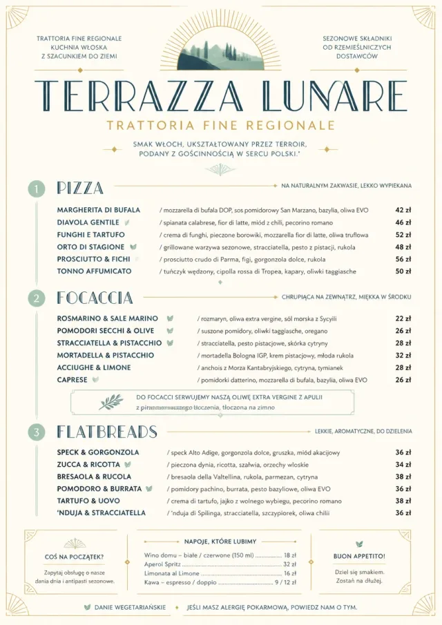 Fine Regional italian-menu menu template preview