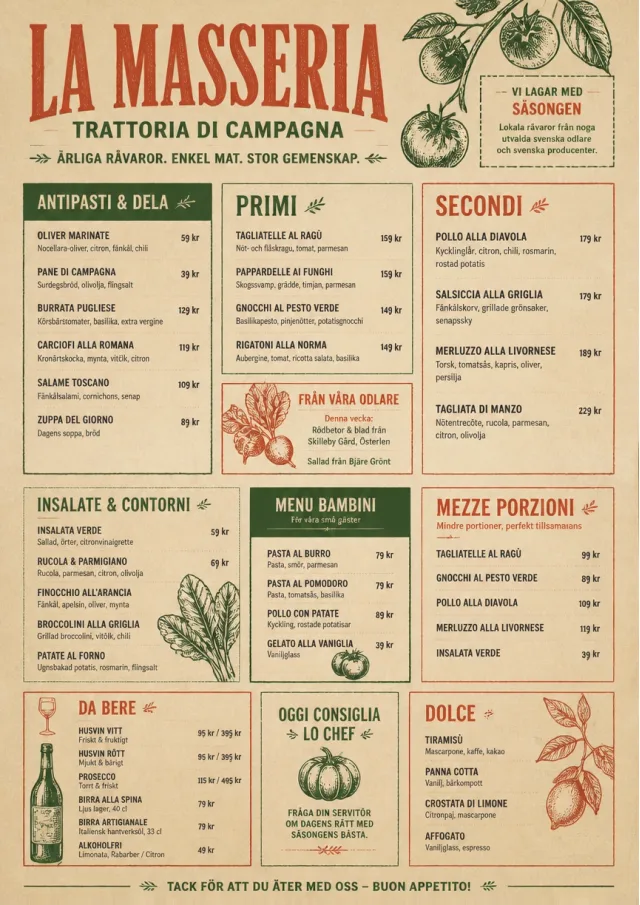 Farm Table Rustic italian-menu menu template preview