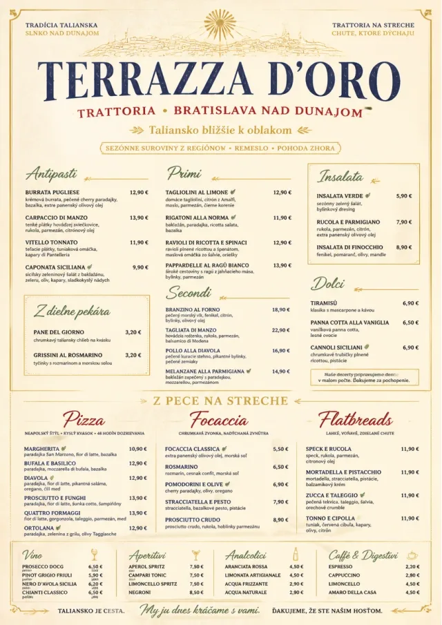 Fine Regional italian-menu menu template preview
