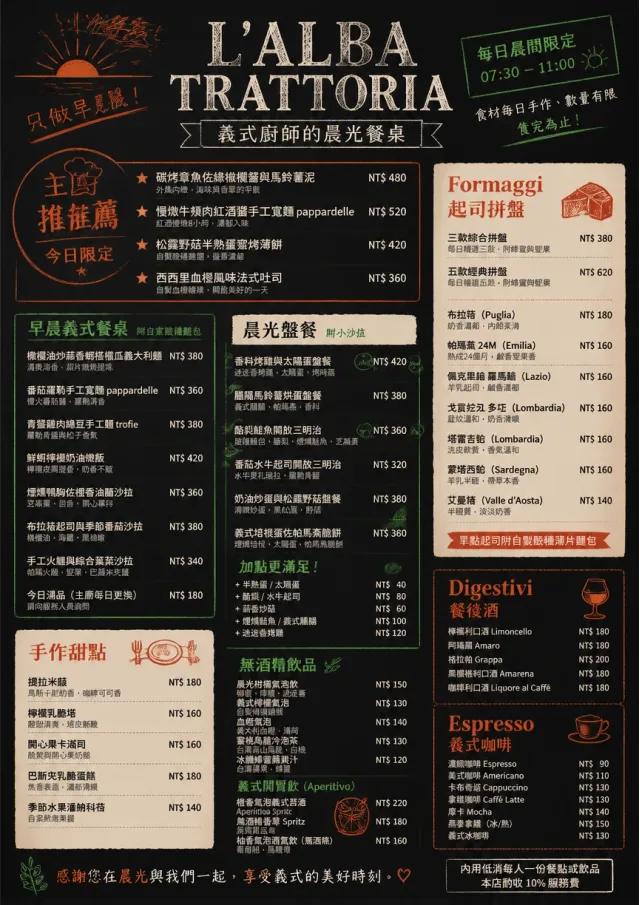 Chef Specials Board italian-menu menu template preview