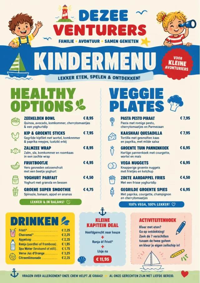 Kids Playful kids-menu menu template preview