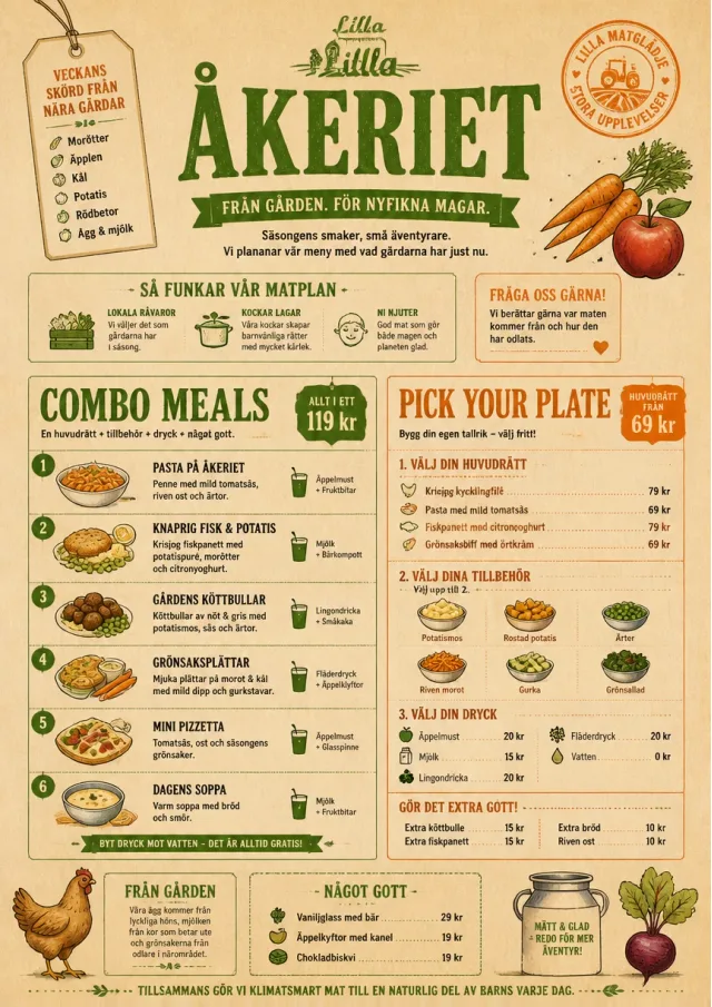 Seasonal Farm Box kids-menu menu template preview
