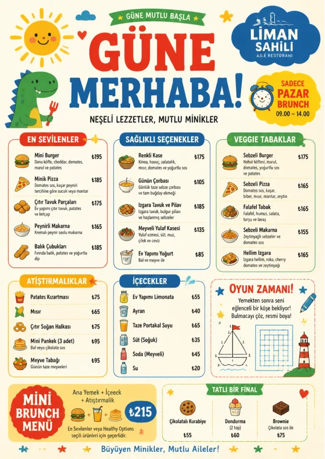 Kids Playful kids-menu menu template preview