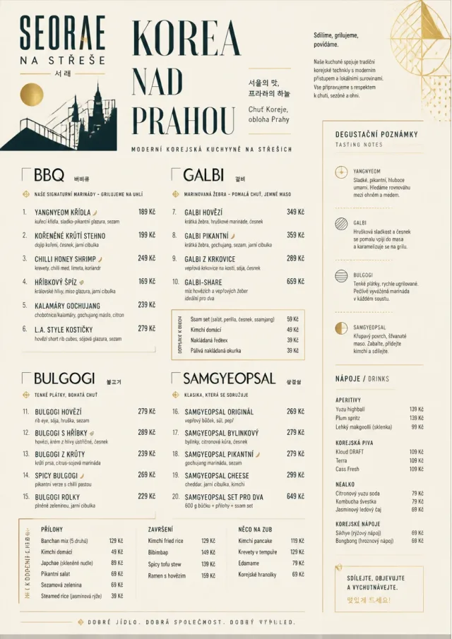 Modern Fusion korean-menu menu template preview