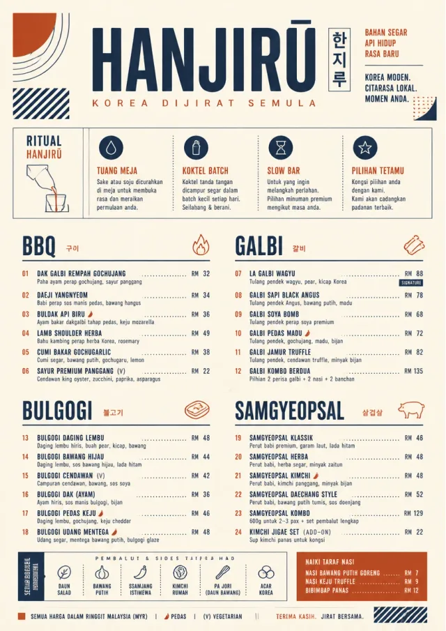 Modern Fusion korean-menu menu template preview