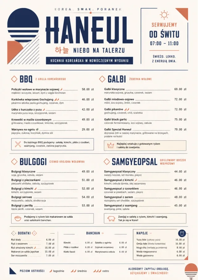 Modern Fusion korean-menu menu template preview