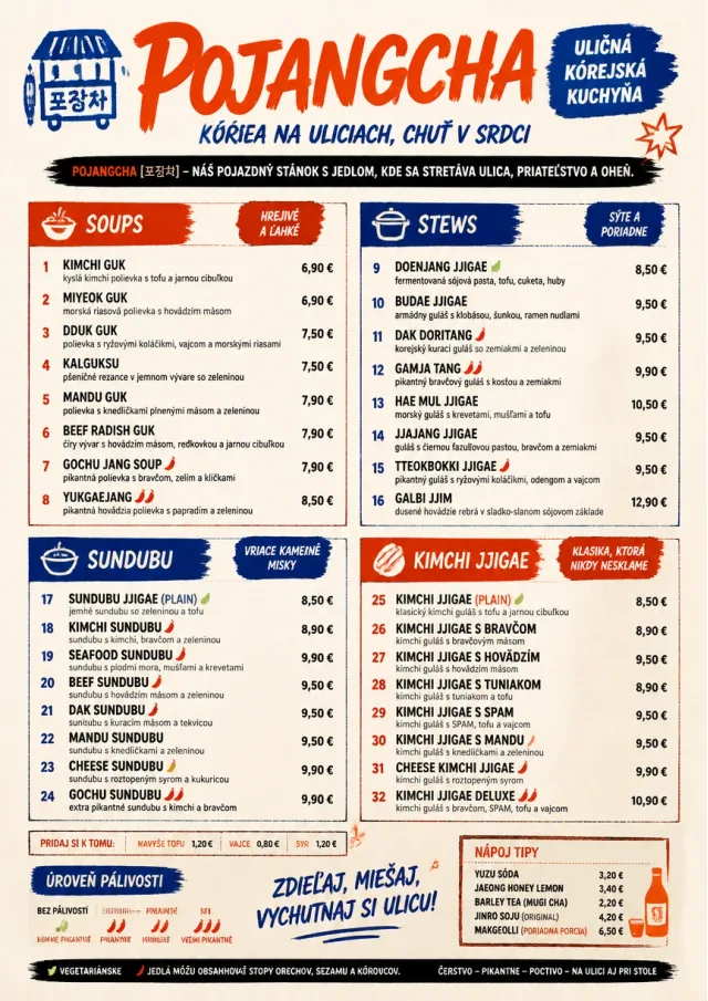 Street Stall Energy korean-menu menu template preview