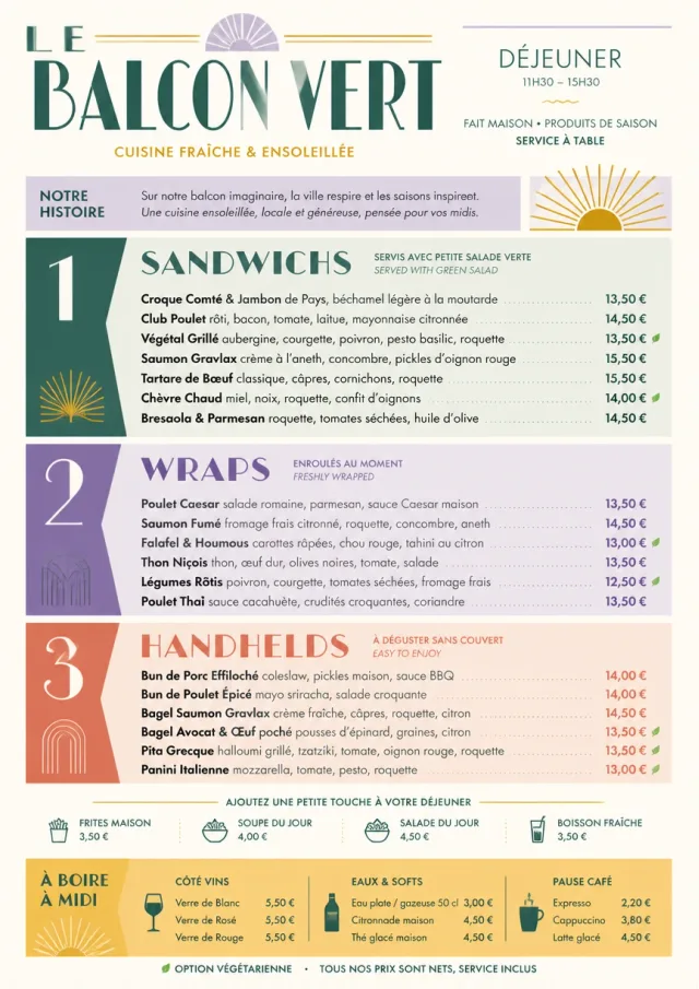 Modern Brunch Editorial lunch-menu menu template preview