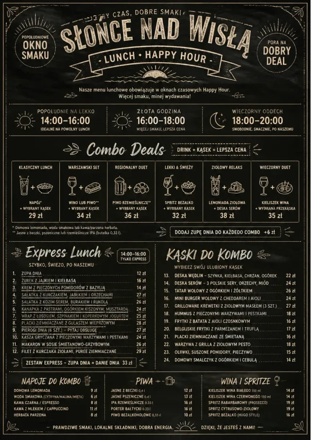 Happy Hour Promo lunch-menu menu template preview