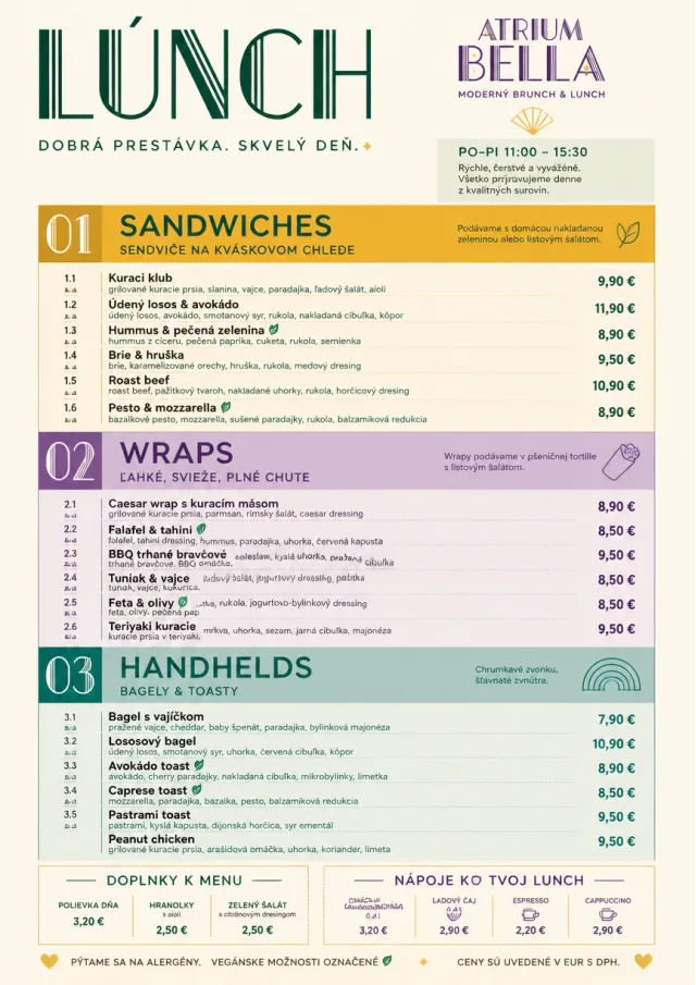 Modern Brunch Editorial lunch-menu menu template preview