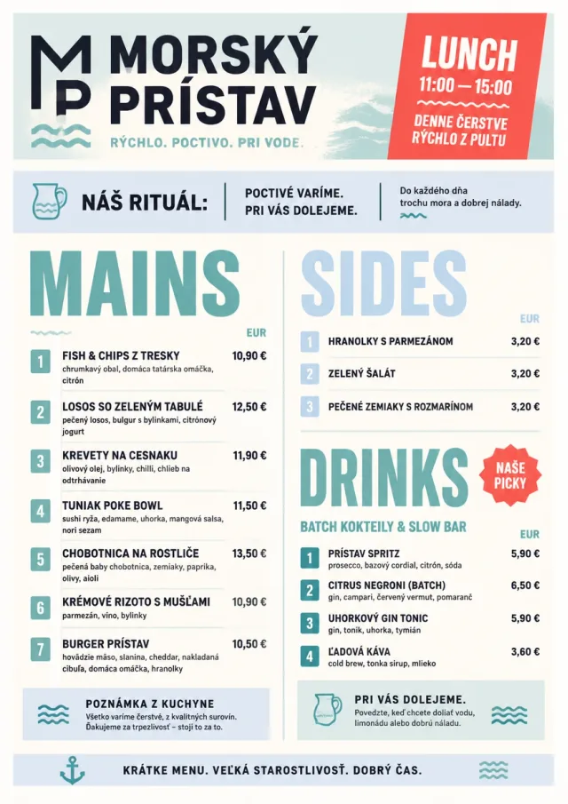Counter Quick Board lunch-menu menu template preview