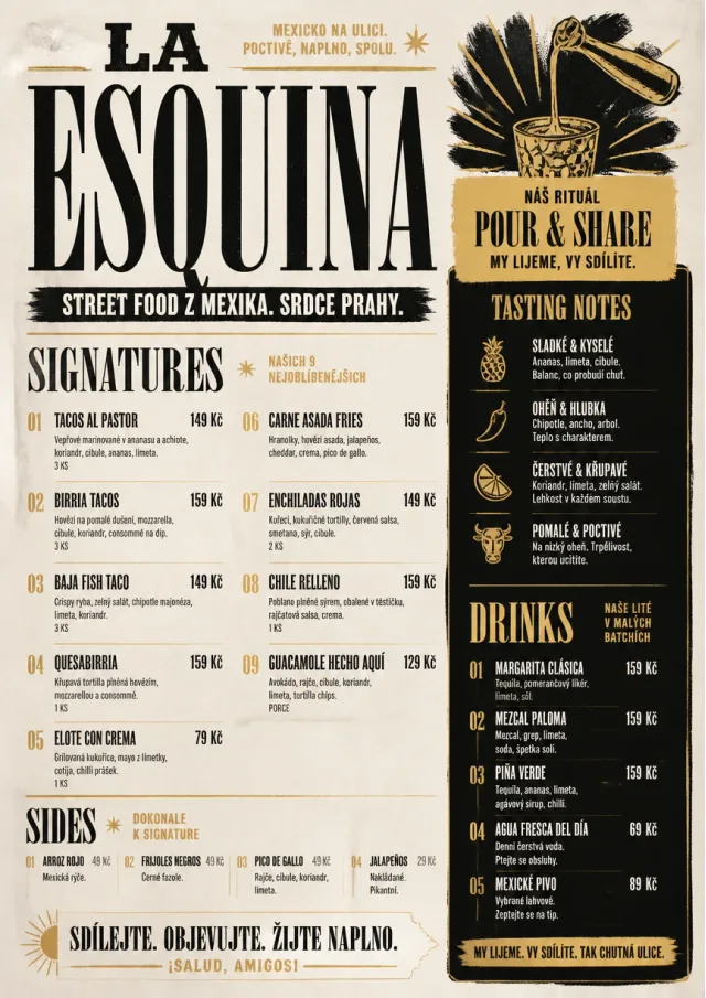 Street Stall Flyer mexican-menu menu template preview