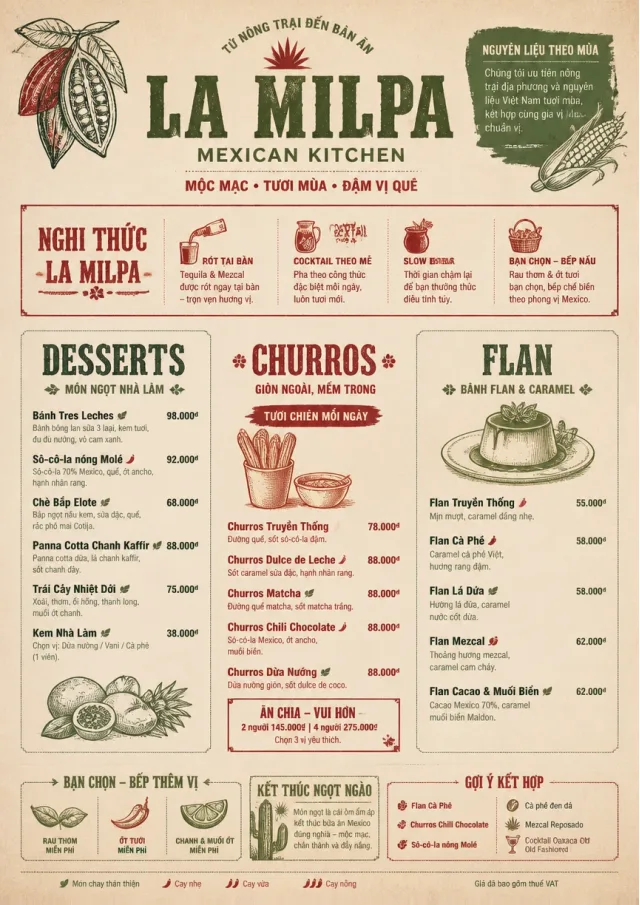 Farm Table Rustic mexican-menu menu template preview