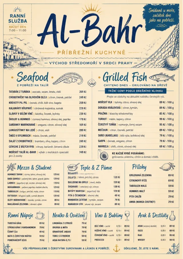 Coastal Regional middle-eastern-menu menu template preview