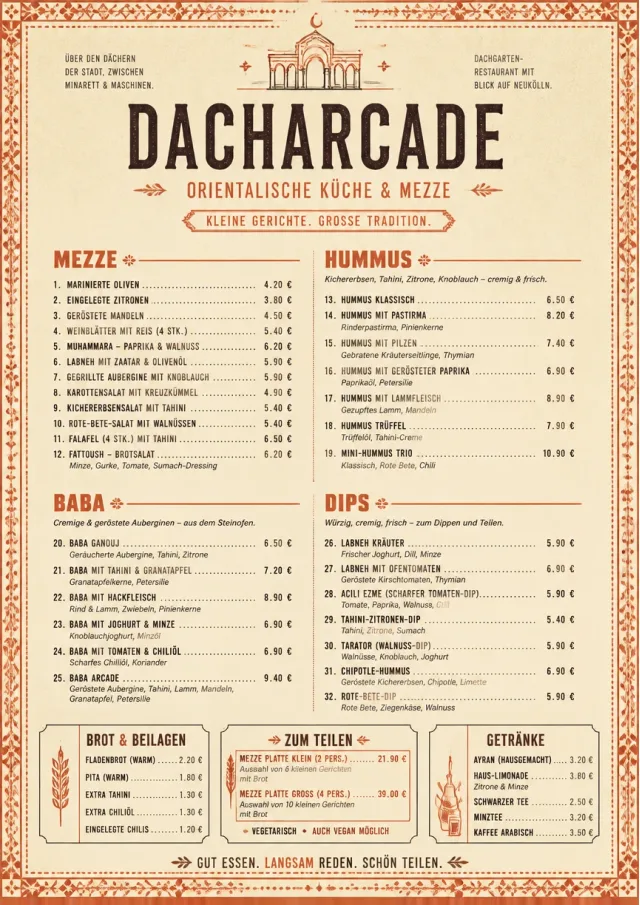 Heritage Tradition middle-eastern-menu menu template preview