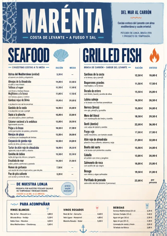 Coastal Regional middle-eastern-menu menu template preview
