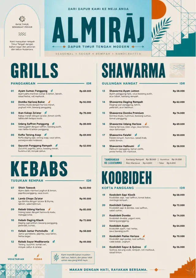 Modern Fusion middle-eastern-menu menu template preview