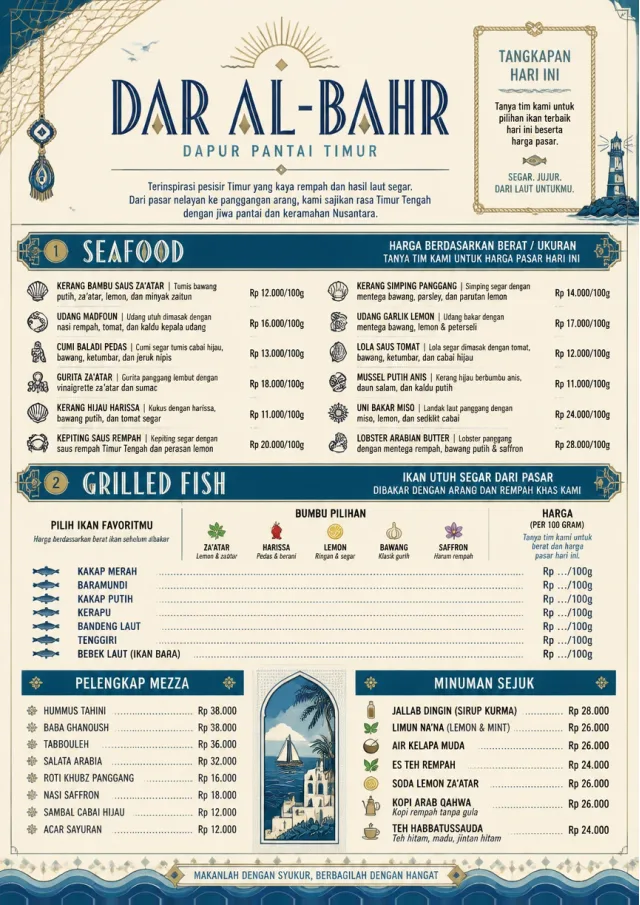 Coastal Regional middle-eastern-menu menu template preview