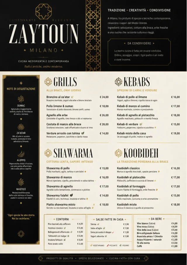 Modern Fusion middle-eastern-menu menu template preview