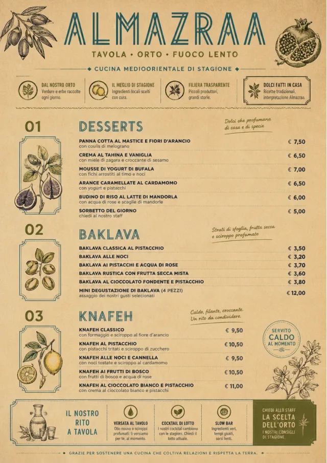Farm Table Rustic middle-eastern-menu menu template preview
