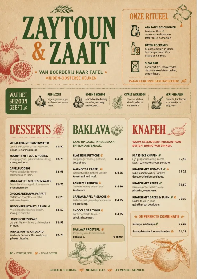 Farm Table Rustic middle-eastern-menu menu template preview