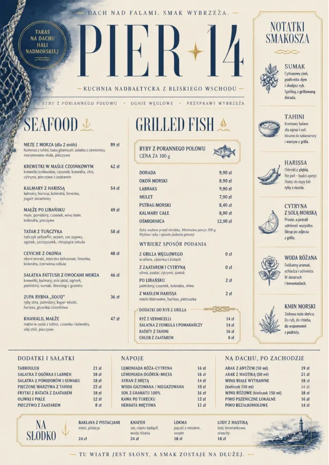 Coastal Regional middle-eastern-menu menu template preview