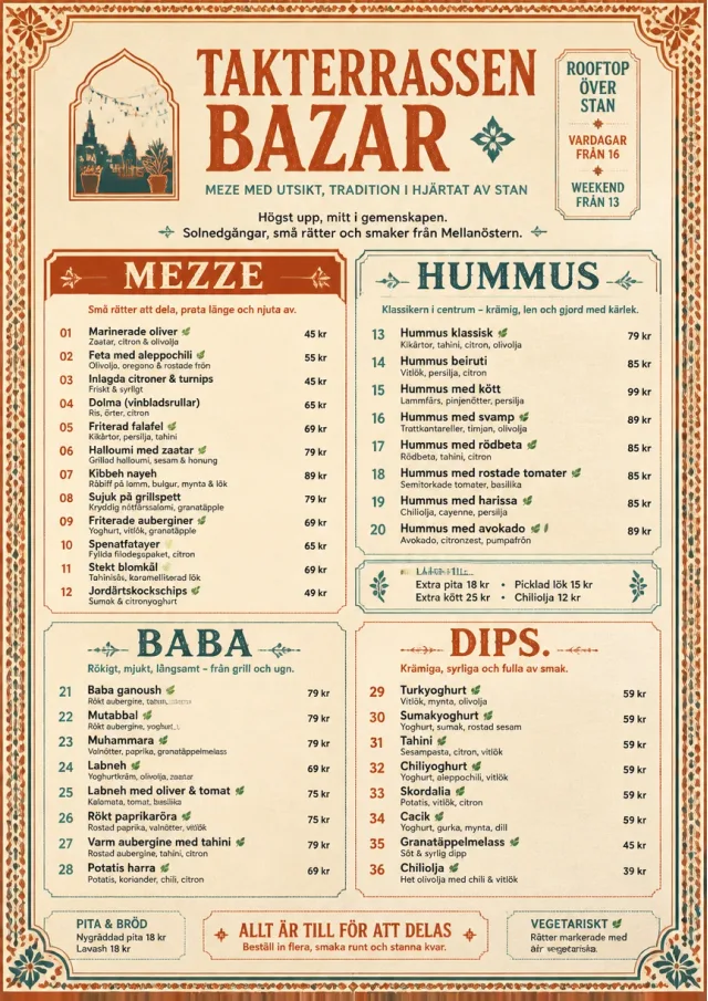Heritage Tradition middle-eastern-menu menu template preview