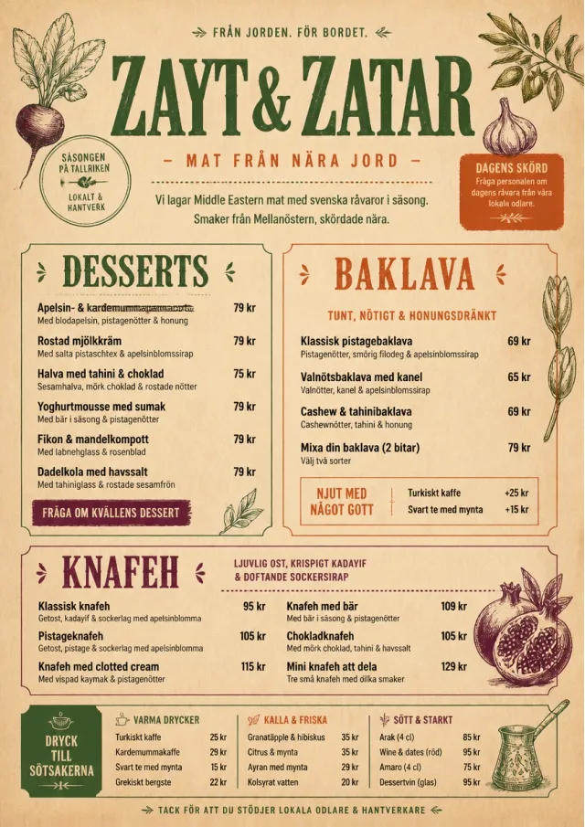 Farm Table Rustic middle-eastern-menu menu template preview