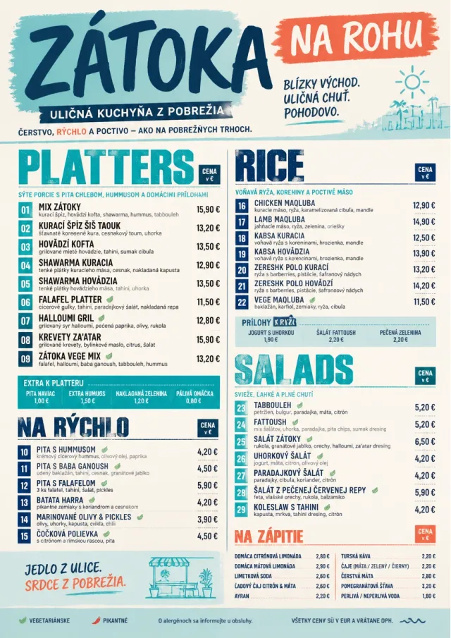 Street Stall Energy middle-eastern-menu menu template preview