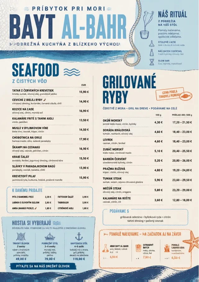 Coastal Regional middle-eastern-menu menu template preview