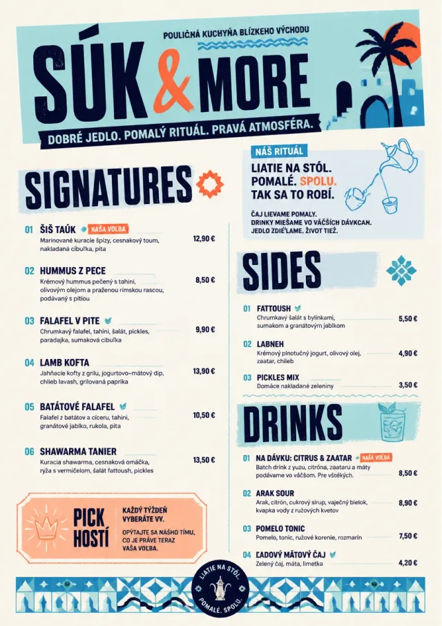 Street Stall Flyer middle-eastern-menu menu template preview