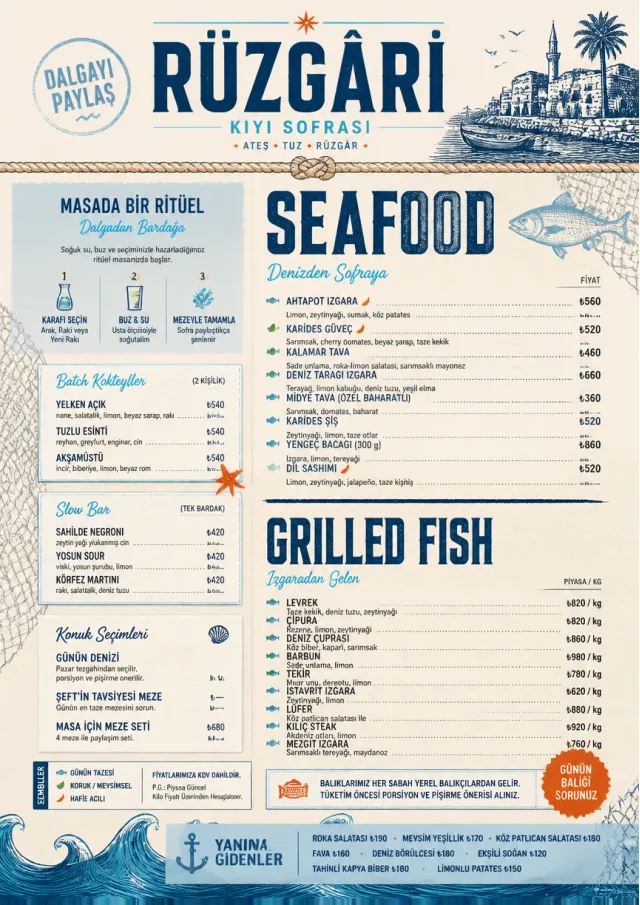 Coastal Regional middle-eastern-menu menu template preview