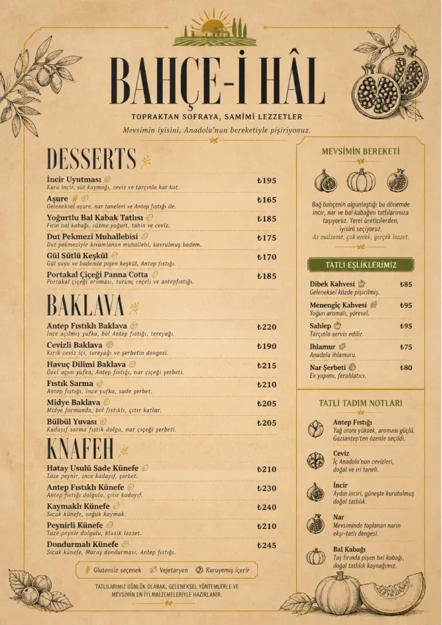 Farm Table Rustic middle-eastern-menu menu template preview