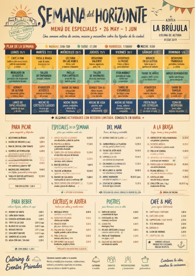 Event Week Schedule monthly-menu menu template preview