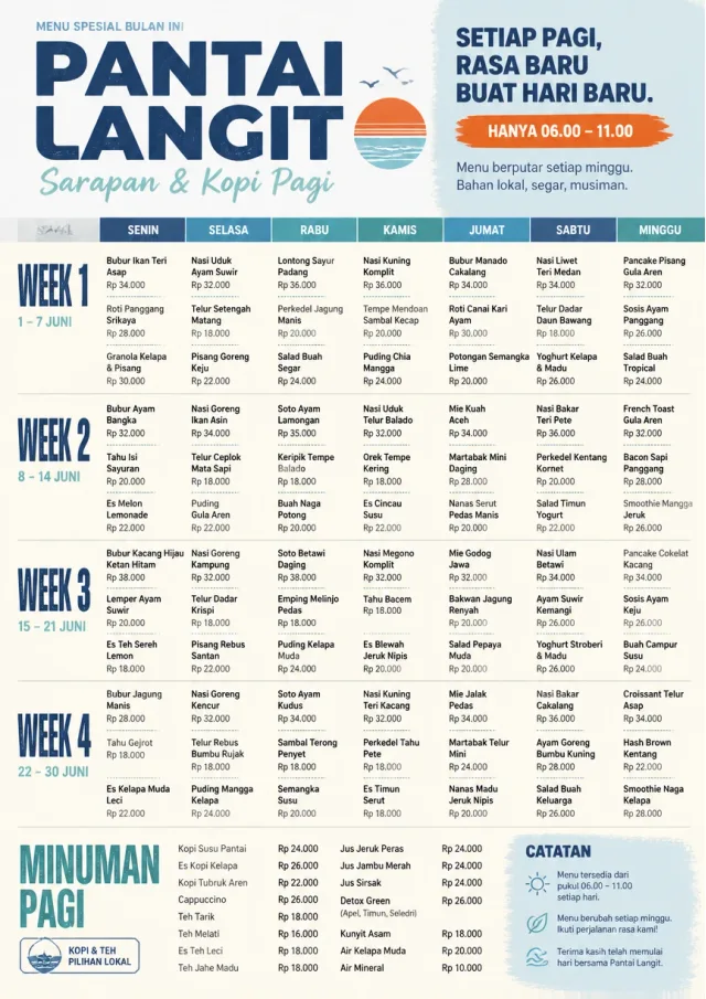 Weekly Grid monthly-menu menu template preview