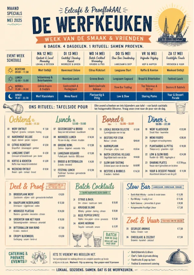 Event Week Schedule monthly-menu menu template preview