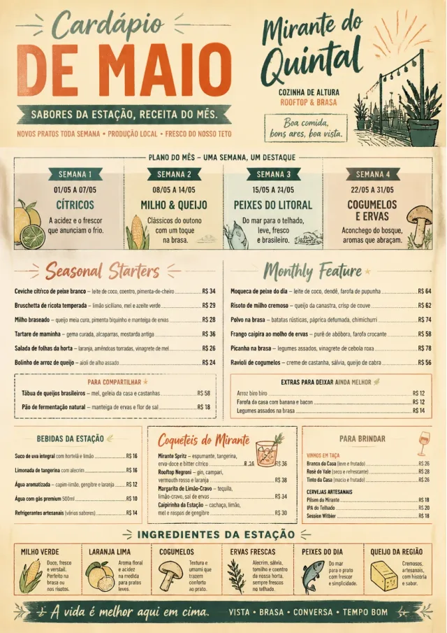 Monthly Seasonal monthly-menu menu template preview
