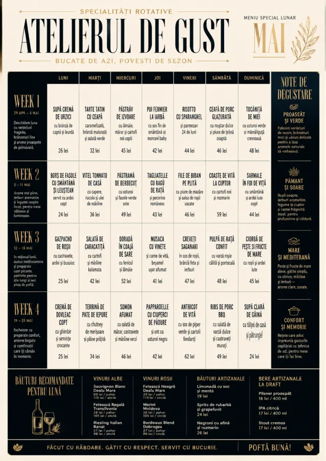 Weekly Grid monthly-menu menu template preview