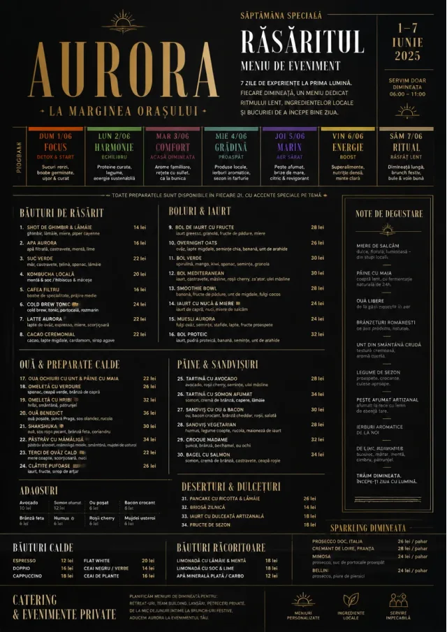 Event Week Schedule monthly-menu menu template preview