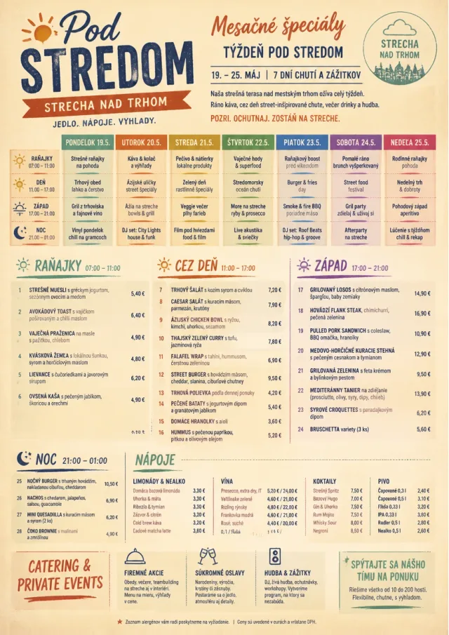 Event Week Schedule monthly-menu menu template preview
