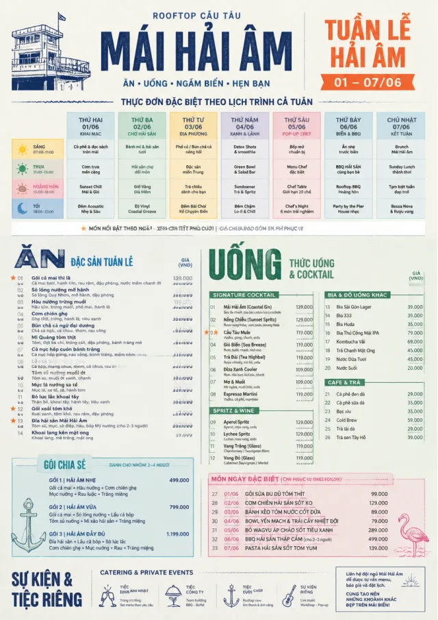 Event Week Schedule monthly-menu menu template preview