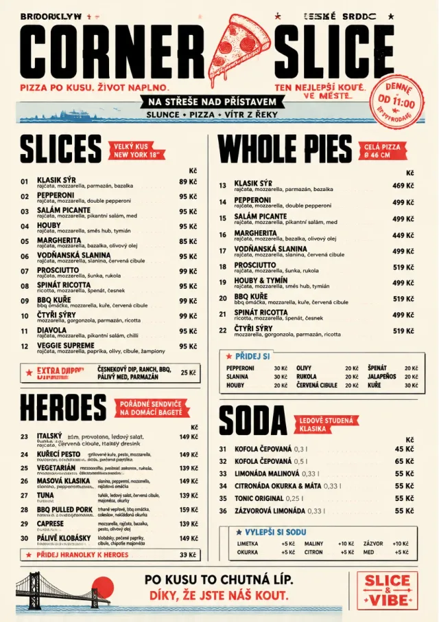Brooklyn Slice Shop pizza-menu menu template preview
