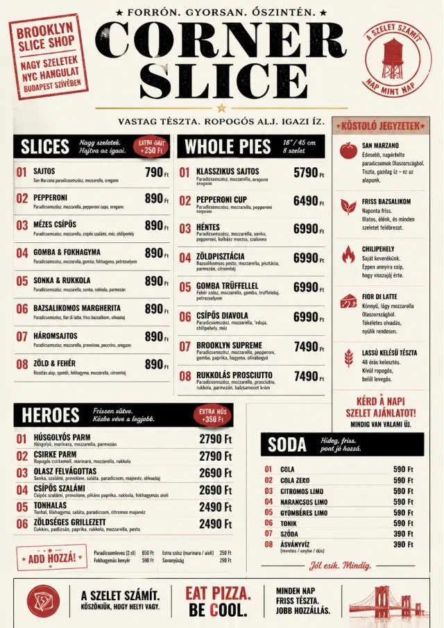 Brooklyn Slice Shop pizza-menu menu template preview